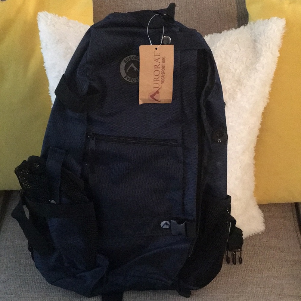 Aurorae Navy Yoga Sport Bag One Strap